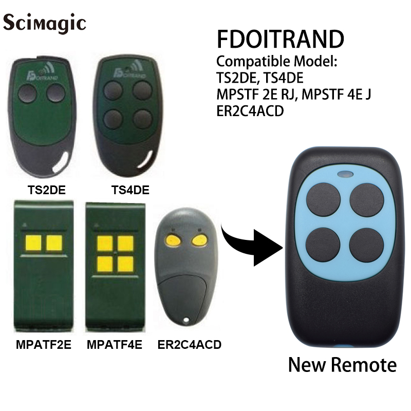 Heavy Equipment Garage - Fdoitrand Compatible remote control 433MHz hearty