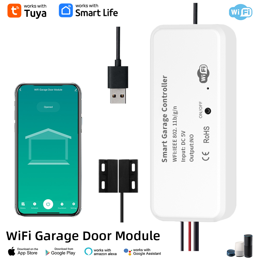 Heavy Equipment Garage - Smart Garage Door Opener DC5V Mobile