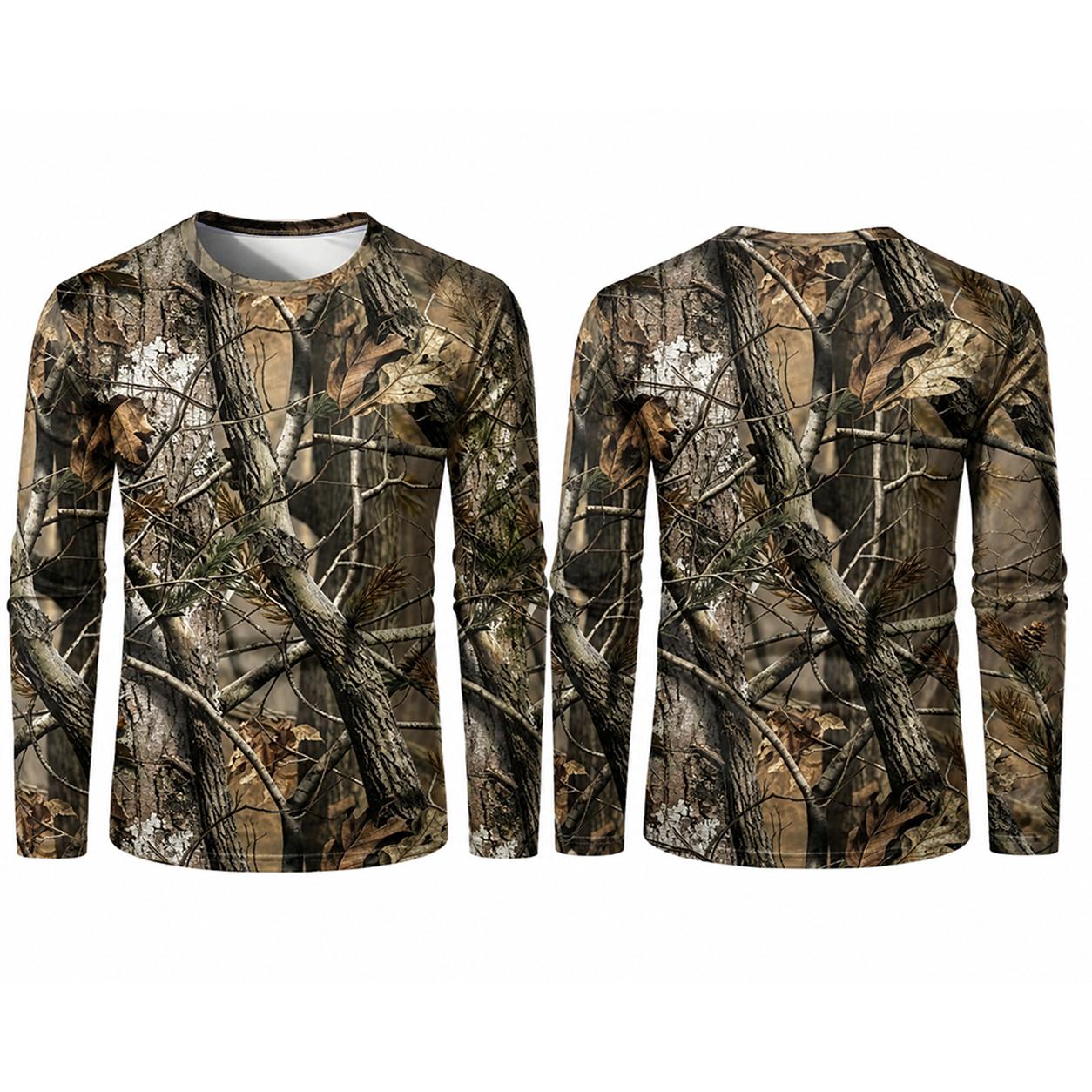 Men Quick Dry Camo Long Sleeve - Heavy Equipment Operator Shirts ulasan dan harga