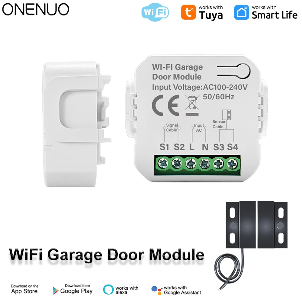 Smart Tuya WiFi Garage Door Sw - Heavy Equipment Garage ulasan dan harga