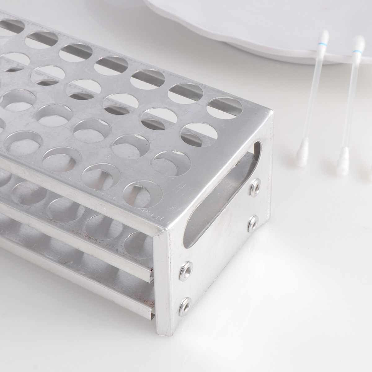 Test Tube Rack Aluminum 40x15. - Heavy Equipment Education ulasan dan harga