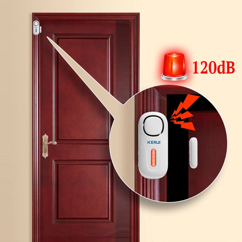 KERUI 120DB Wireless Door/Wind - Heavy Equipment Garage ulasan dan harga