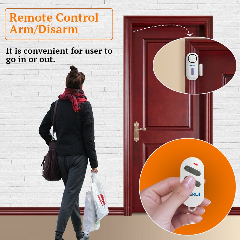 KERUI 120DB Wireless Door/Wind - Heavy Equipment Garage ulasan dan harga